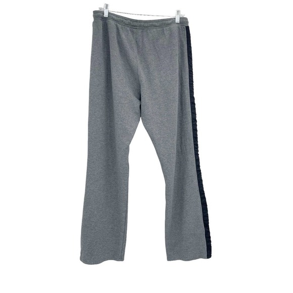 Burberry Sports Perforated Logo Stripped Jersey Sweatpants In Grey Size L - Picture 4 of 7